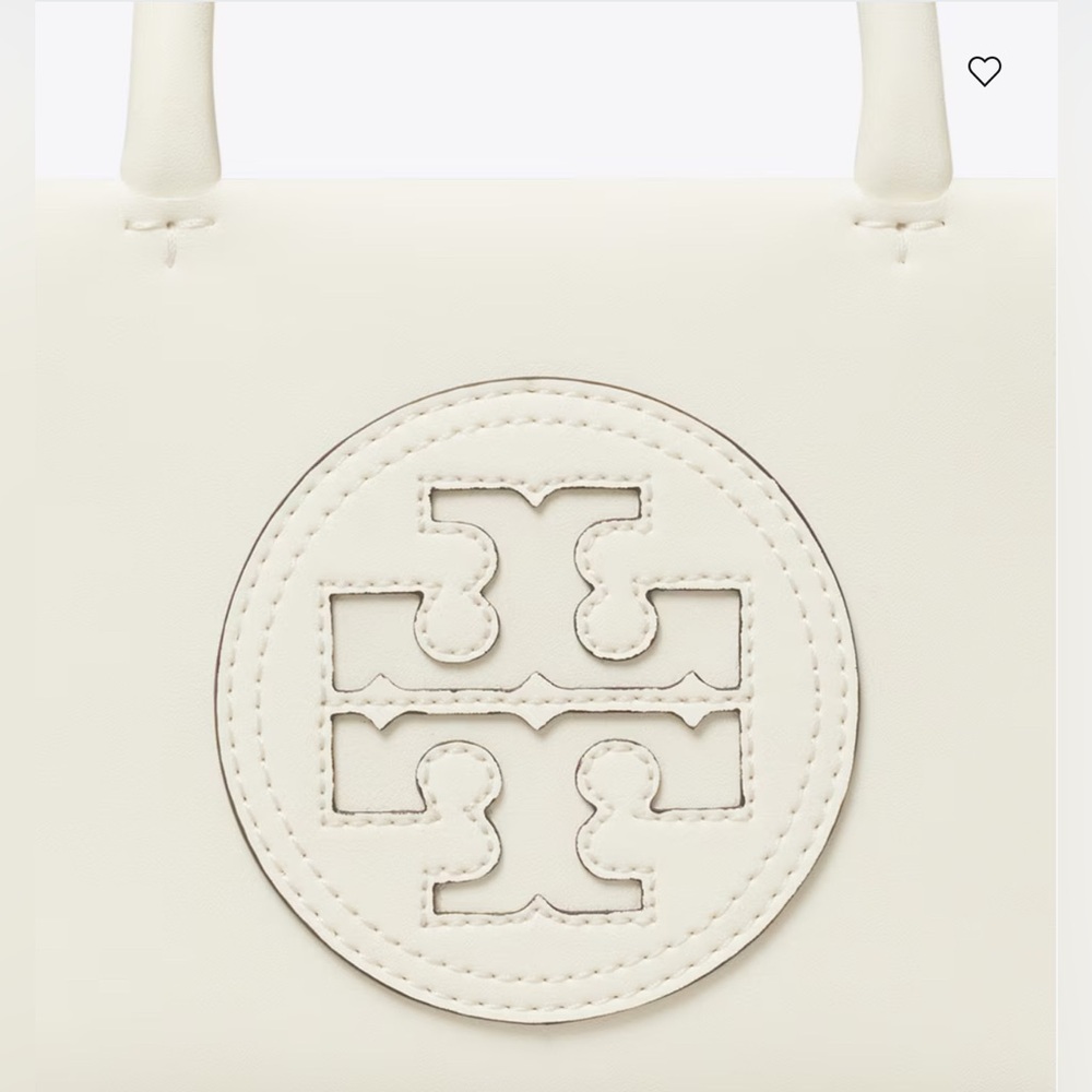 Tory Burch Cream Mini Ella Bio Tote - Picture 5 of 6
